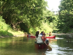 canoe trip on Big Otter Creek