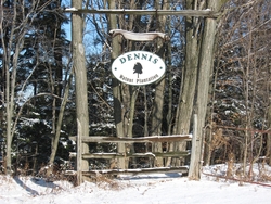 entrance sign on Walnut Plantation